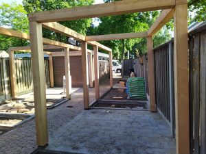 Tuin met Pergola